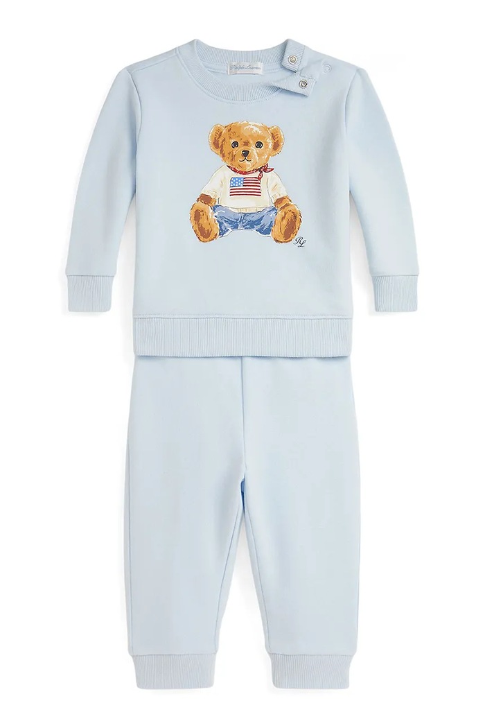 Polo Ralph Lauren dres niemowlęcy dzianina niebieski 320P02078001