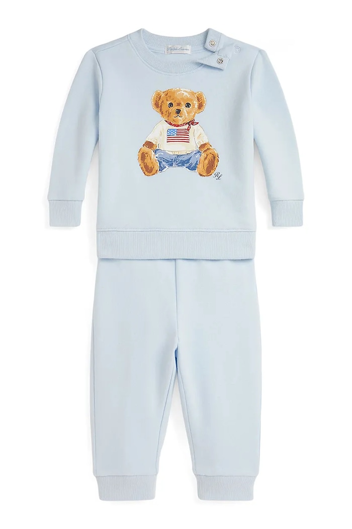 Polo Ralph Lauren dres niemowlęcy dzianina niebieski 320P02078001
