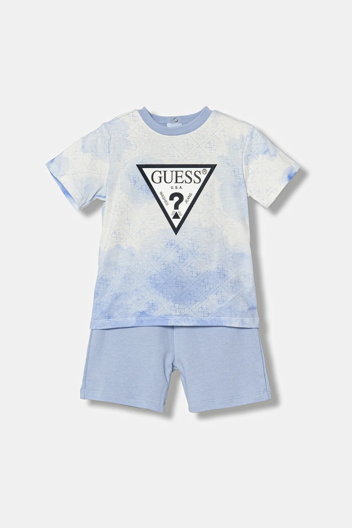 Guess baba pamut melegítő 2 db dzsörzé kék I6RG08.K8HM4.PPY2