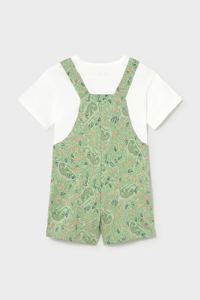 Mayoral set de bumbac pentru copii 1664.3F.Baby.PPY2 verde SS26