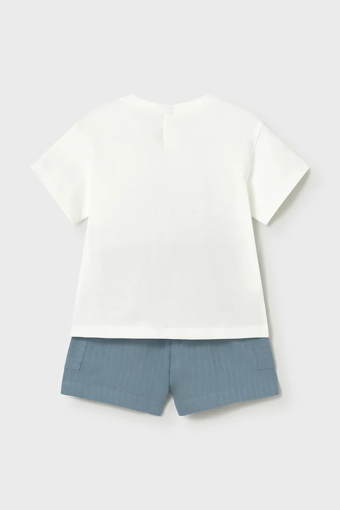 Дитячий бавовняний комплект Mayoral 1665.3A.Baby.PPY2 блакитний SS26