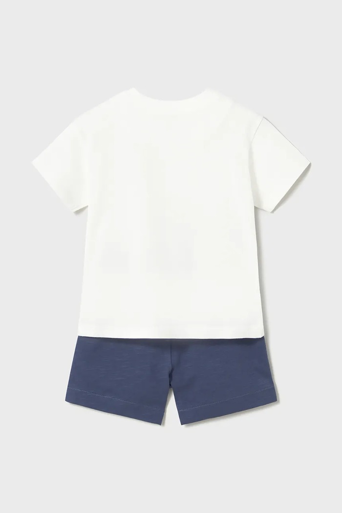 Παιδικό βαμβακερό σετ Mayoral 1672.3J.Baby.PPY2 μπλε SS26