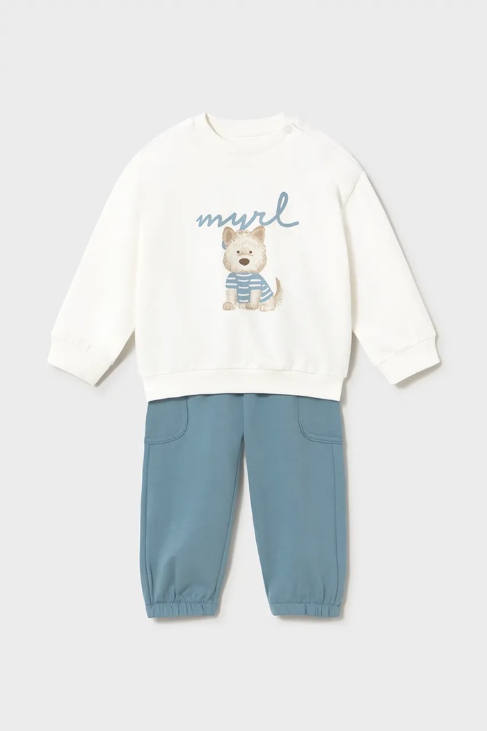 Mayoral dres niemowlęcy dzianina niebieski 1832.3E.Baby.PPY2
