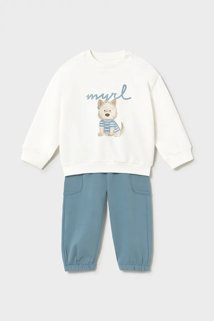 Mayoral dres niemowlęcy dzianina niebieski 1832.3E.Baby.PPY2