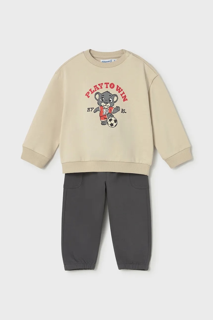 Спортивный костюм для младенцев Mayoral трикотаж серый 1832.3E.Baby.PPY2