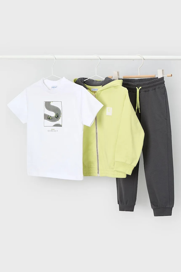 Детский спортивный костюм Mayoral 3884.5F.Mini.PPY2 зелёный SS26