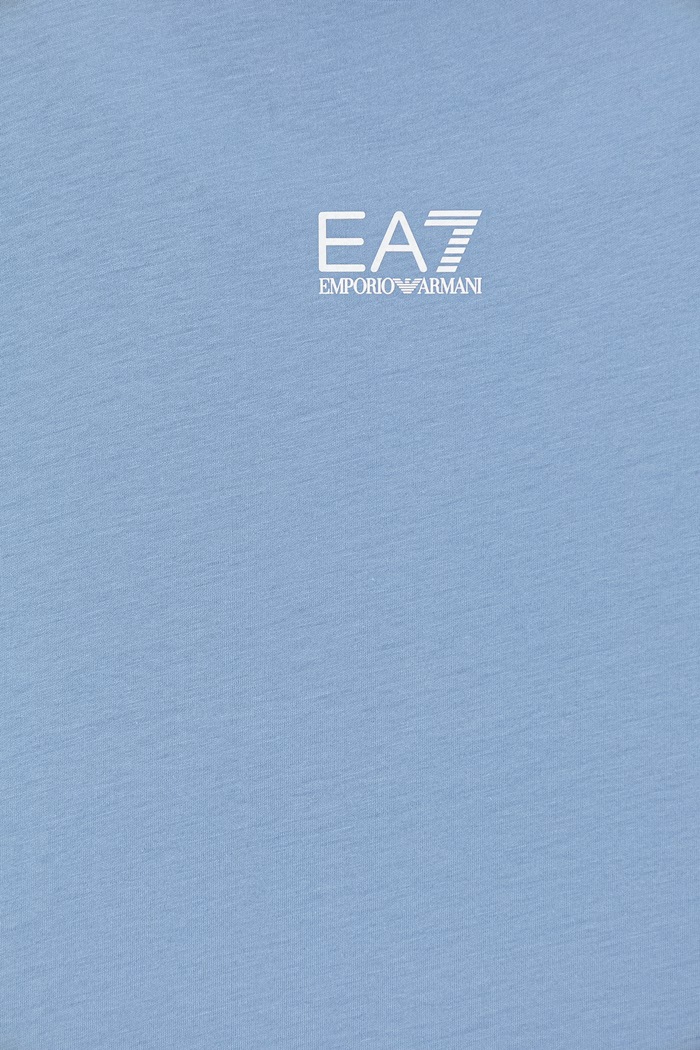 Dětská bavlněná souprava EA7 Emporio Armani modrá 7B000294.AF10378