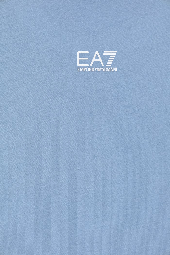 Dětská bavlněná souprava EA7 Emporio Armani modrá 7B000294.AF10378