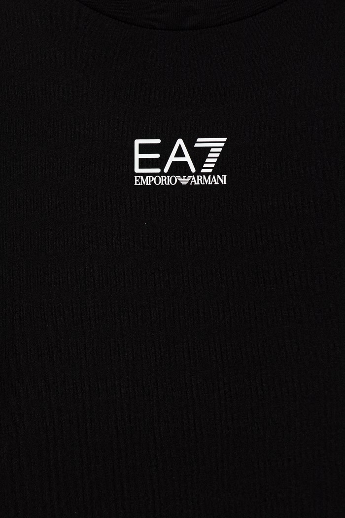 EA7 Emporio Armani komplet bawełniany dziecięcy czarny 7B000294.AF10378