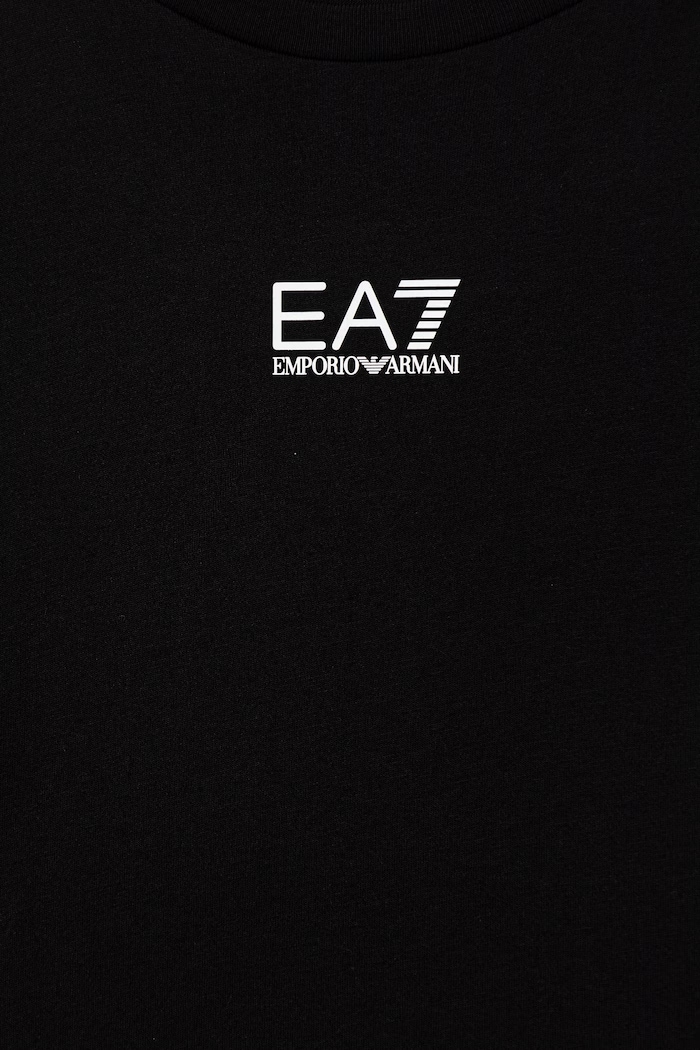 EA7 Emporio Armani komplet bawełniany dziecięcy czarny 7B000294.AF10378