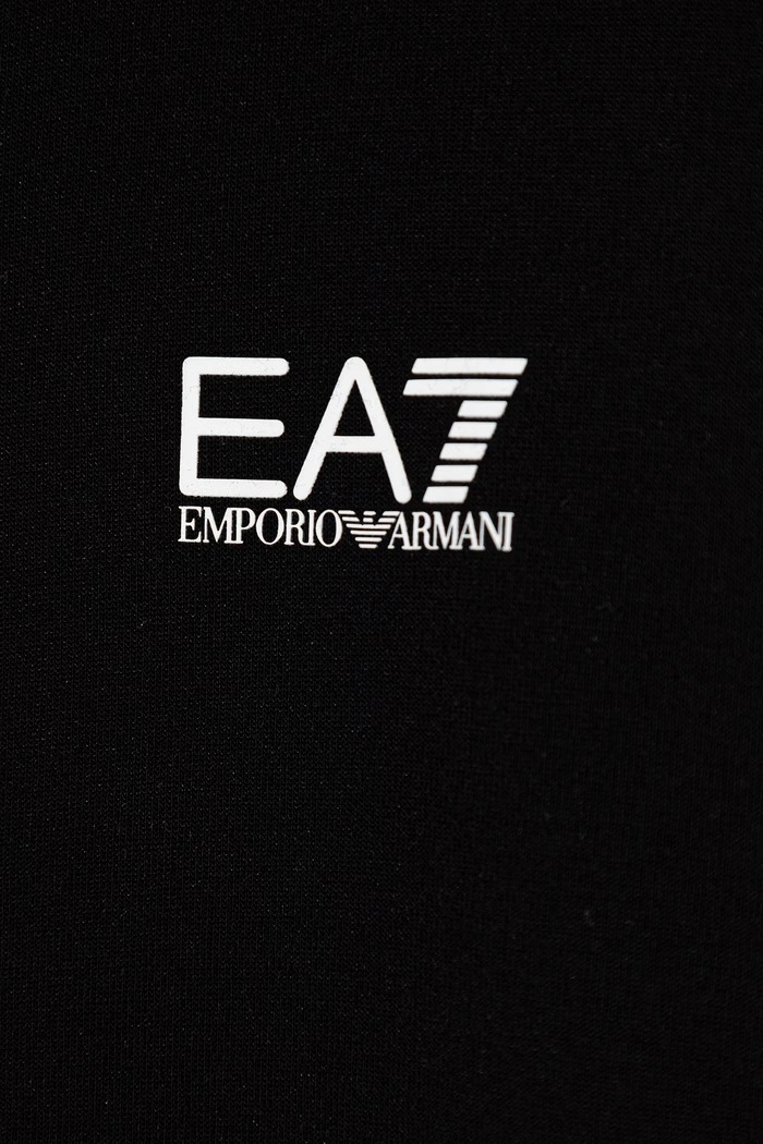 EA7 Emporio Armani dres dziecięcy z bawełną czarny 7B000266.AF20845