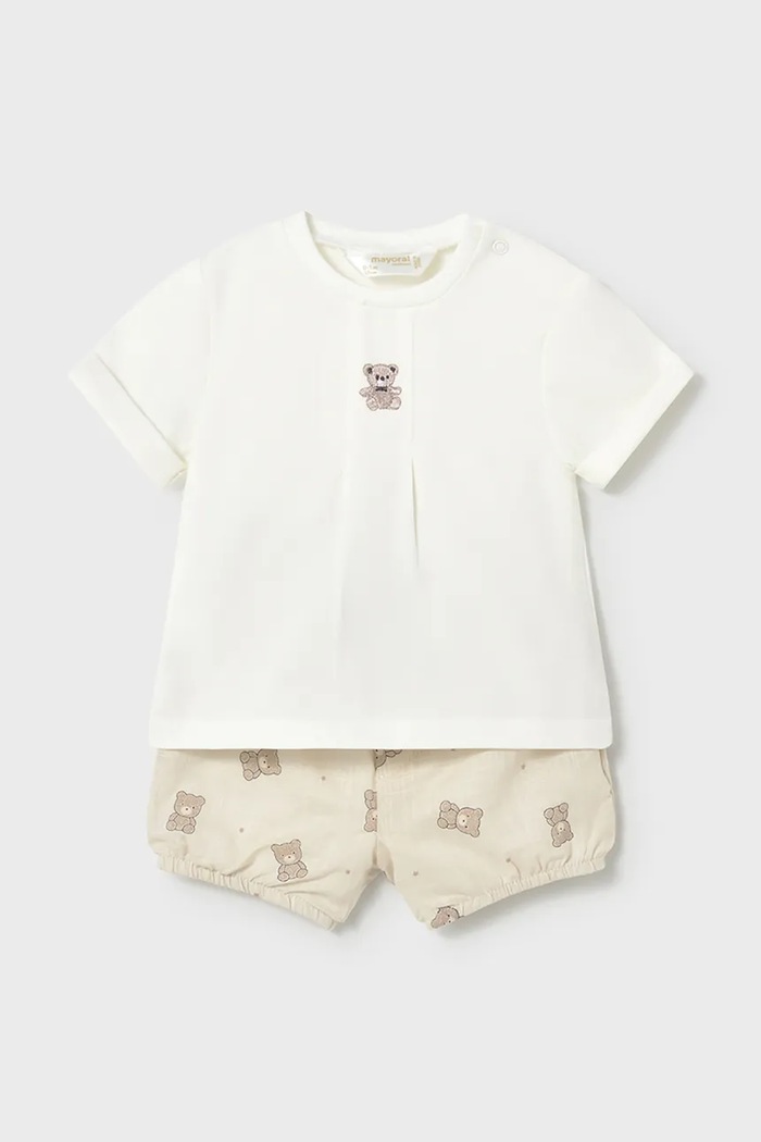 Комплект для младенцев Mayoral Newborn узор бежевый 1274.1B.Newborn.PPY2