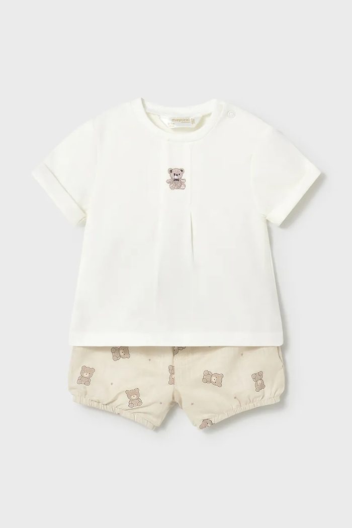 Комплект для младенцев Mayoral Newborn узор бежевый 1274.1B.Newborn.PPY2