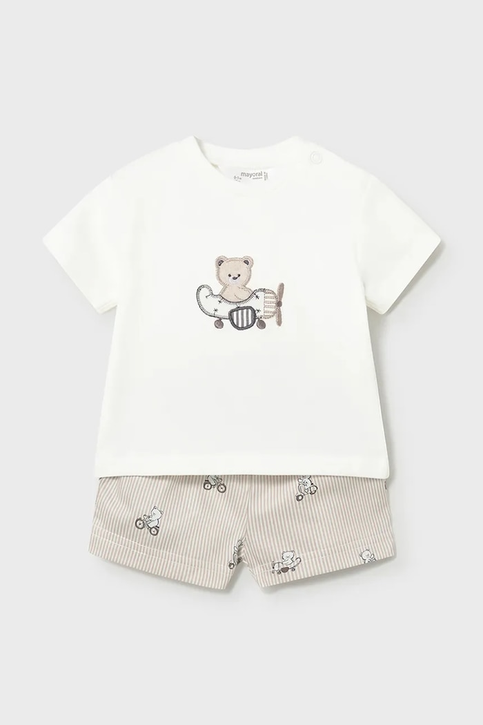 Σετ μωρού Mayoral Newborn 1275.1B.Newborn.PPY2 μπεζ SS26