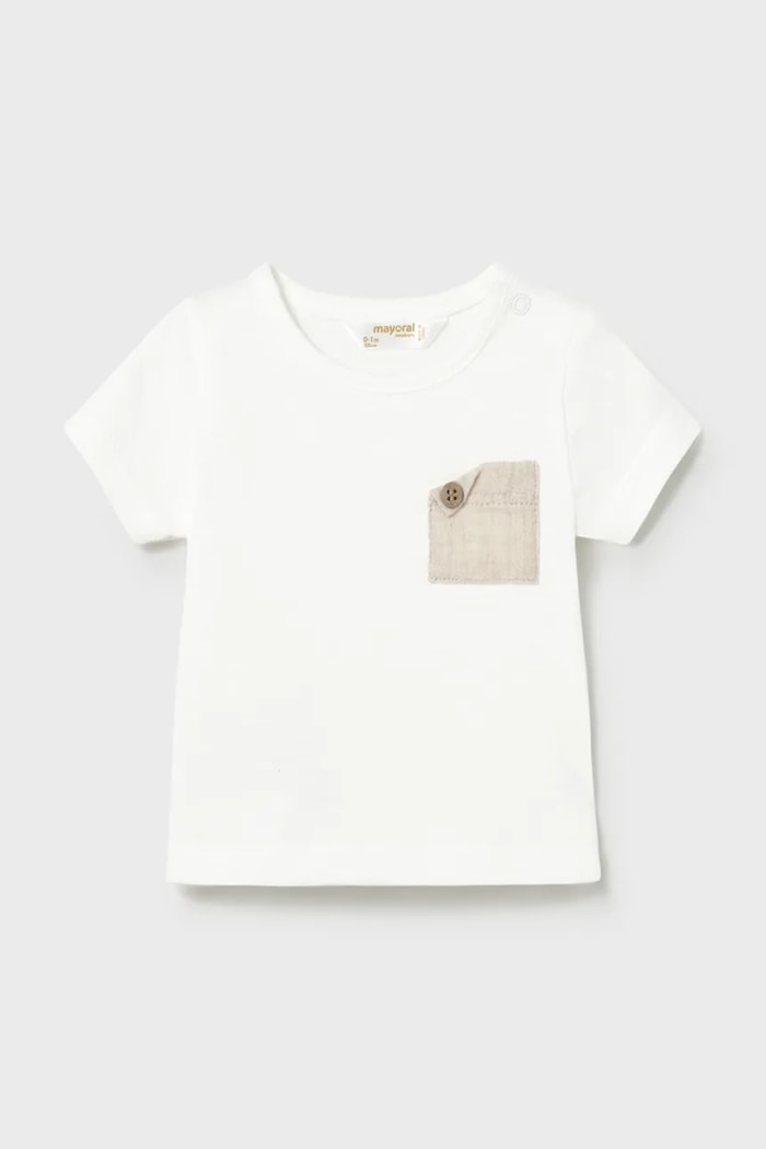 Детский хлопковый комплект Mayoral Newborn 1279.1L.Newborn.PPY2 бежевый SS26