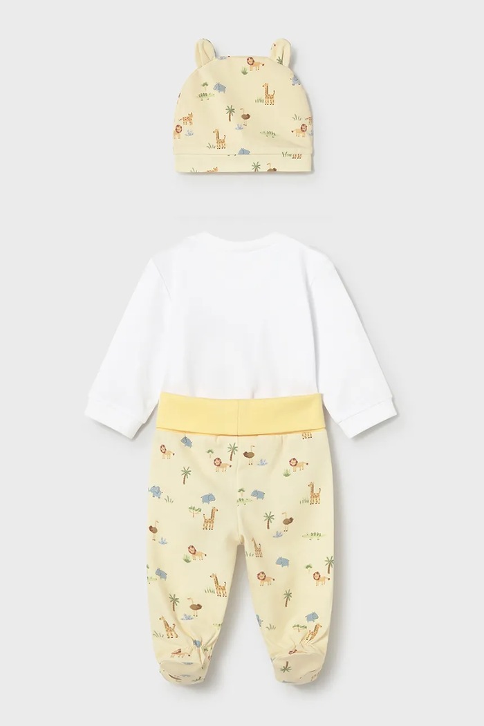 Mayoral Newborn compleu bebe 1504.1G.Newborn.PPY2 galben SS26