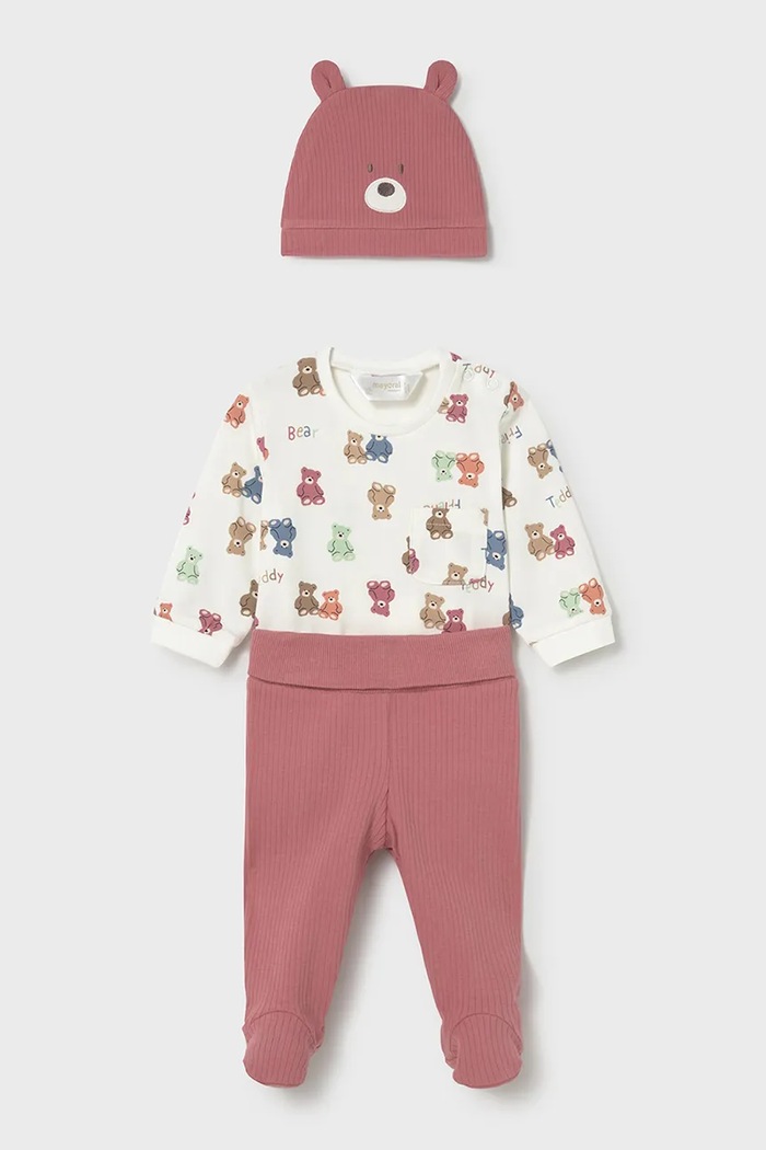 Mayoral Newborn compleu bebe tricotaj roz 1504.1G.Newborn.PPY2