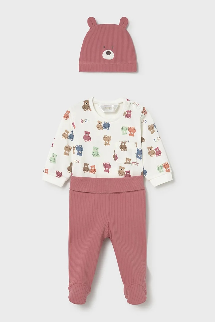 Mayoral Newborn compleu bebe tricotaj roz 1504.1G.Newborn.PPY2