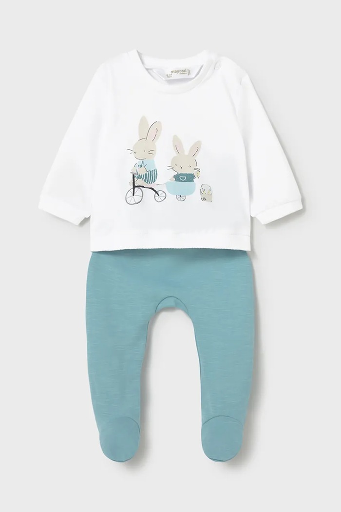 Комплект для младенцев Mayoral Newborn с эластаном голубой 1599.1F.Newborn.PPY2