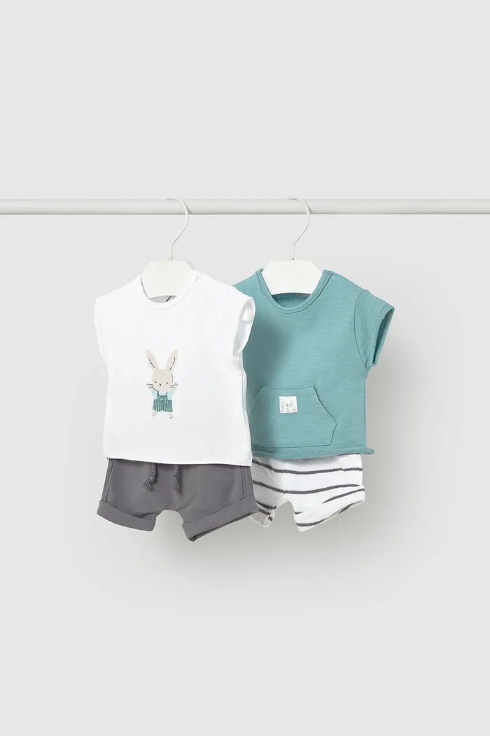 Komplet za dojenčka Mayoral Newborn 2-pack Našitek bela 1626.1H.Newborn.PPY2