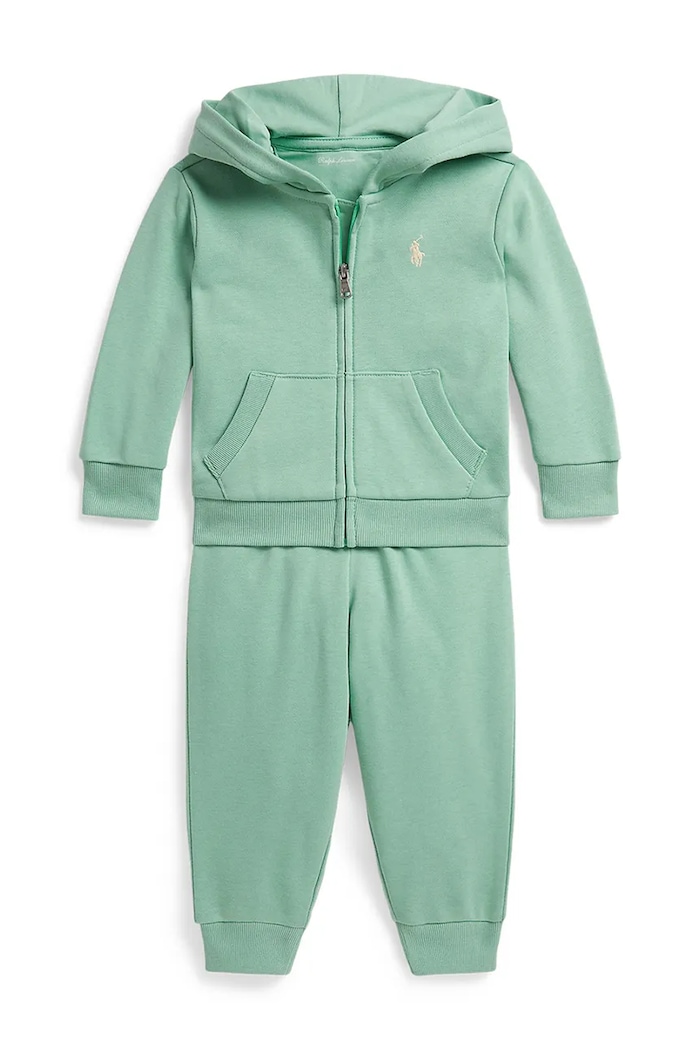 Polo Ralph Lauren dres niemowlęcy dzianina turkusowy 320965307500