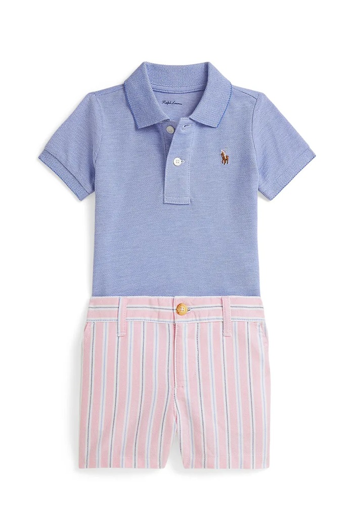 Polo Ralph Lauren baba pamut melegítő dzsörzé kék 320B14072001