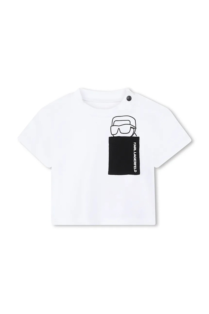 Chłopiec Karl Lagerfeld dres niemowlęcy Z31052.60.81 biały