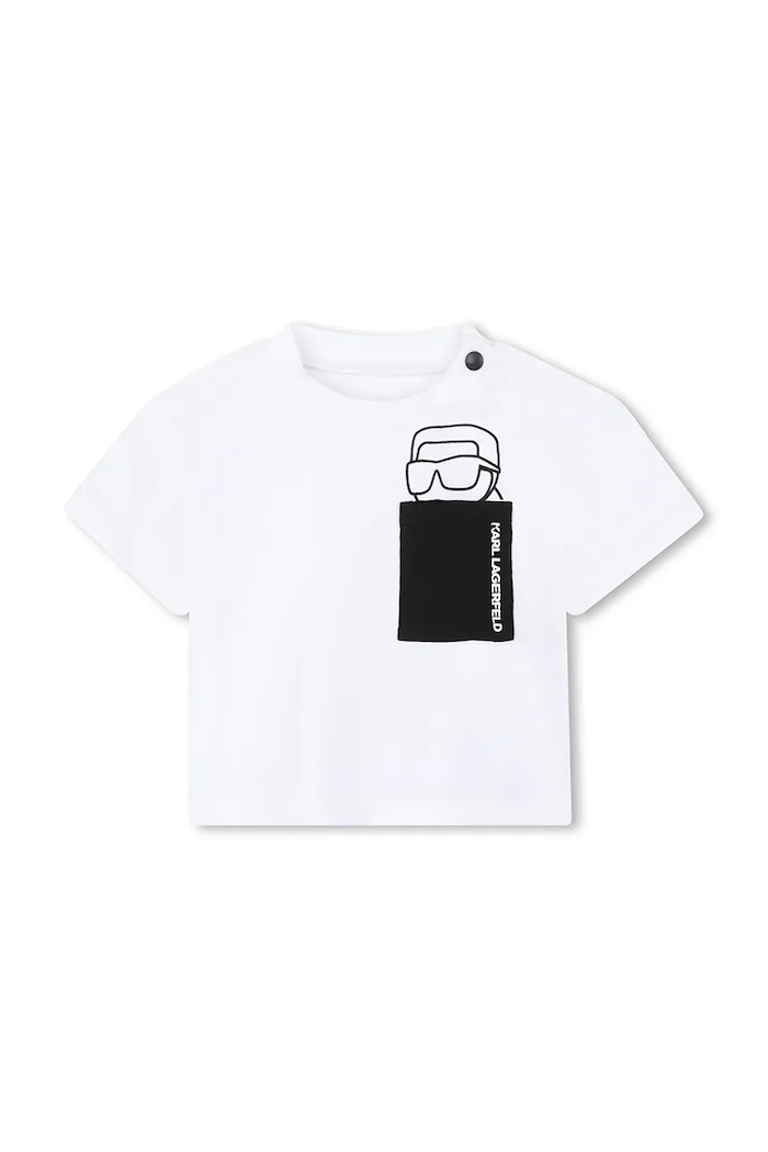 Chłopiec Karl Lagerfeld dres niemowlęcy Z31052.60.81 biały