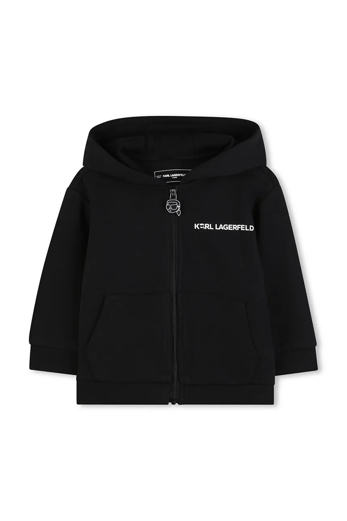 Chłopiec Karl Lagerfeld dres dziecięcy Z31073.86.108 czarny