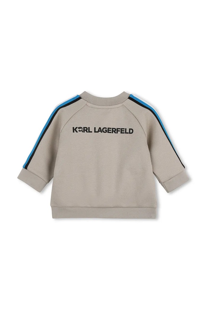 Karl Lagerfeld komplet niemowlęcy beżowy Z31071.67.81