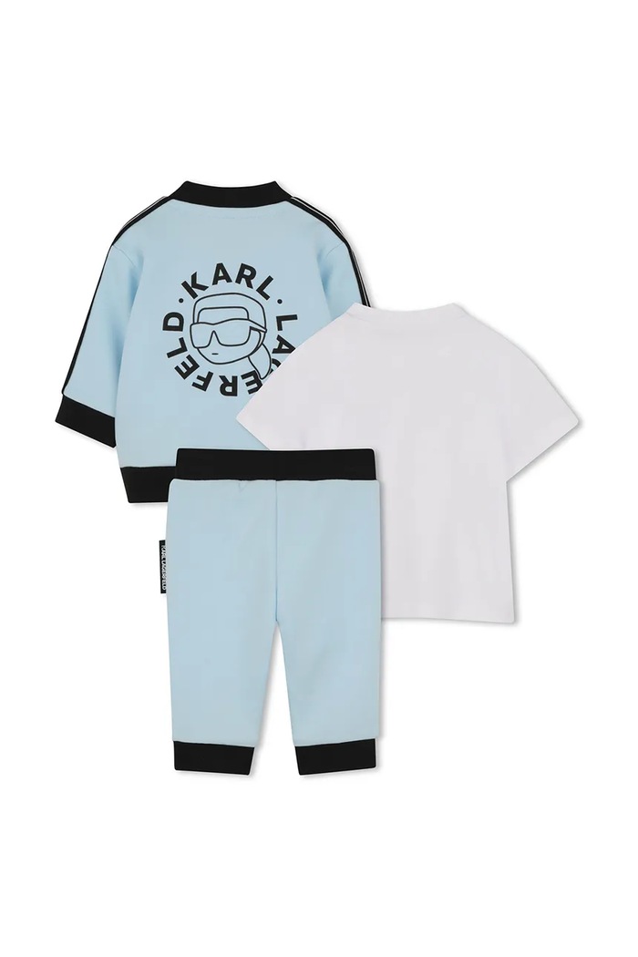 Karl Lagerfeld komplet niemowlęcy Z31049.60.81 niebieski SS26