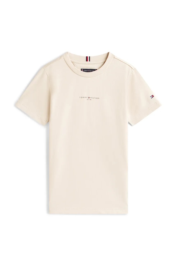 Tommy Hilfiger compleu pentru copii, cu bumbac KB0KB09666.92.122.PPY2 bej SS26