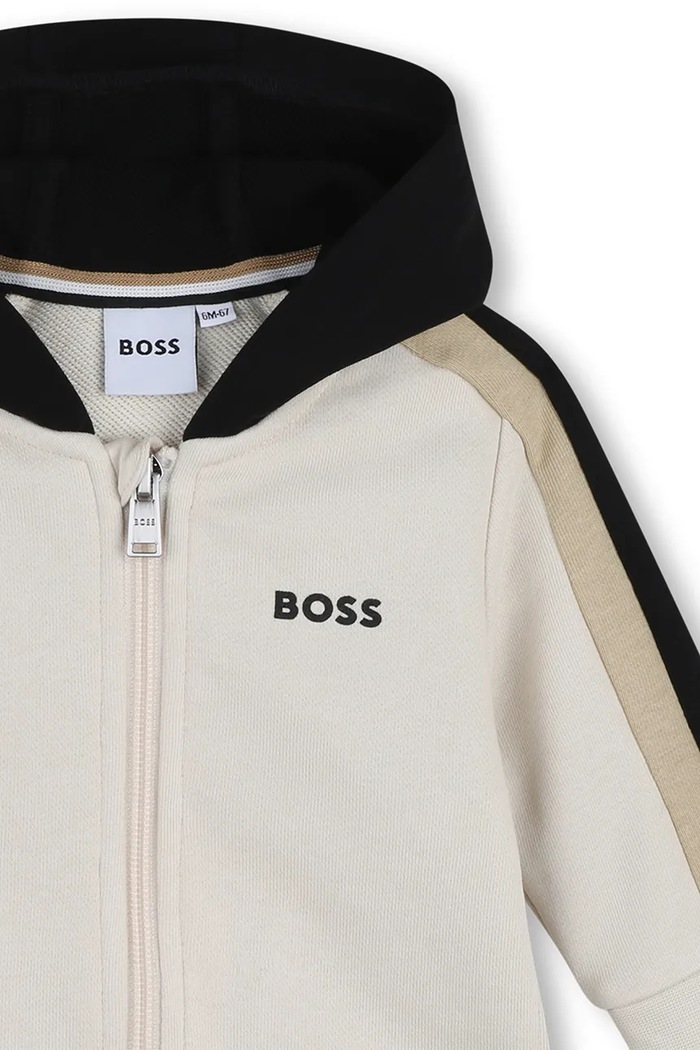 BOSS dres niemowlęcy J52850.67.81 beżowy