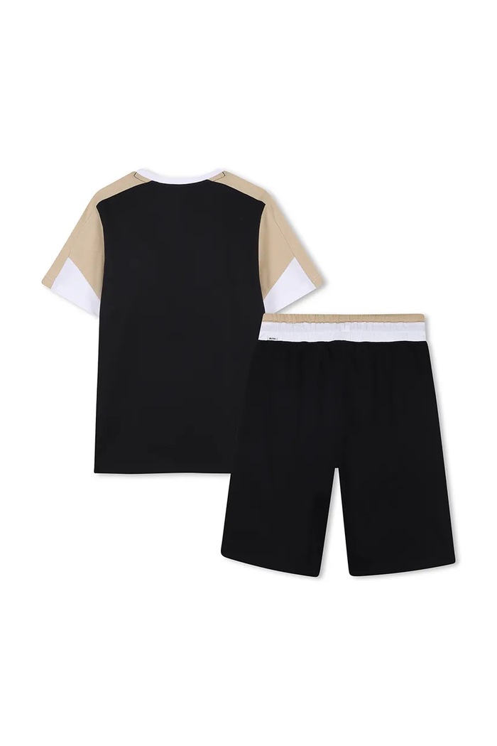 BOSS set de bumbac pentru copii J53006.102.108 negru SS26