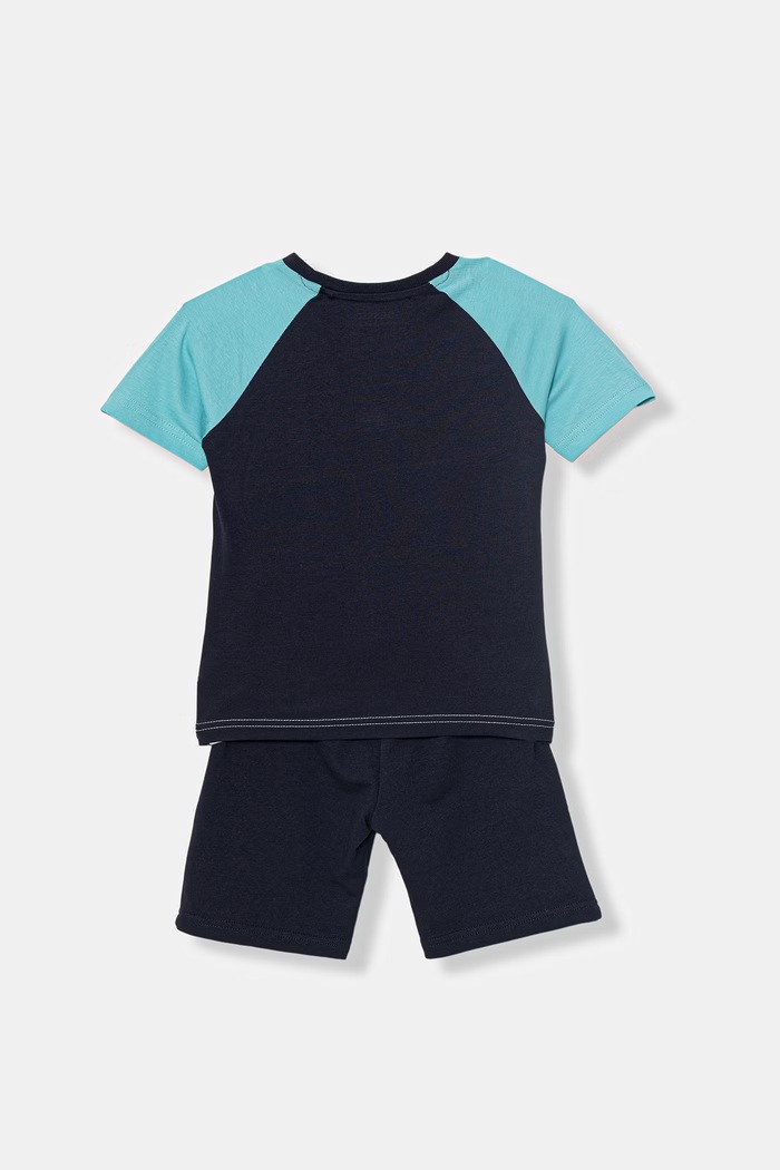 Guess Compleu de zi copii din bumbac N6GG03.K8HM4.PPY2.M bleumarin SS26
