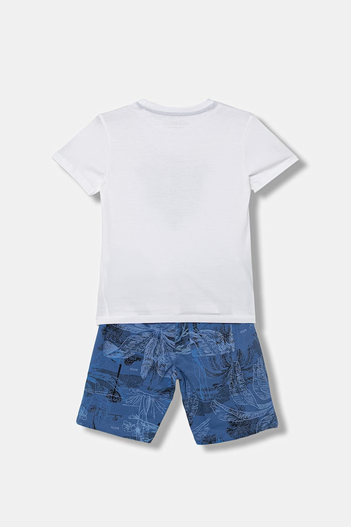 Guess compleu pentru copii, din bumbac N6GG05.K8HM4.PPY2.M alb SS26