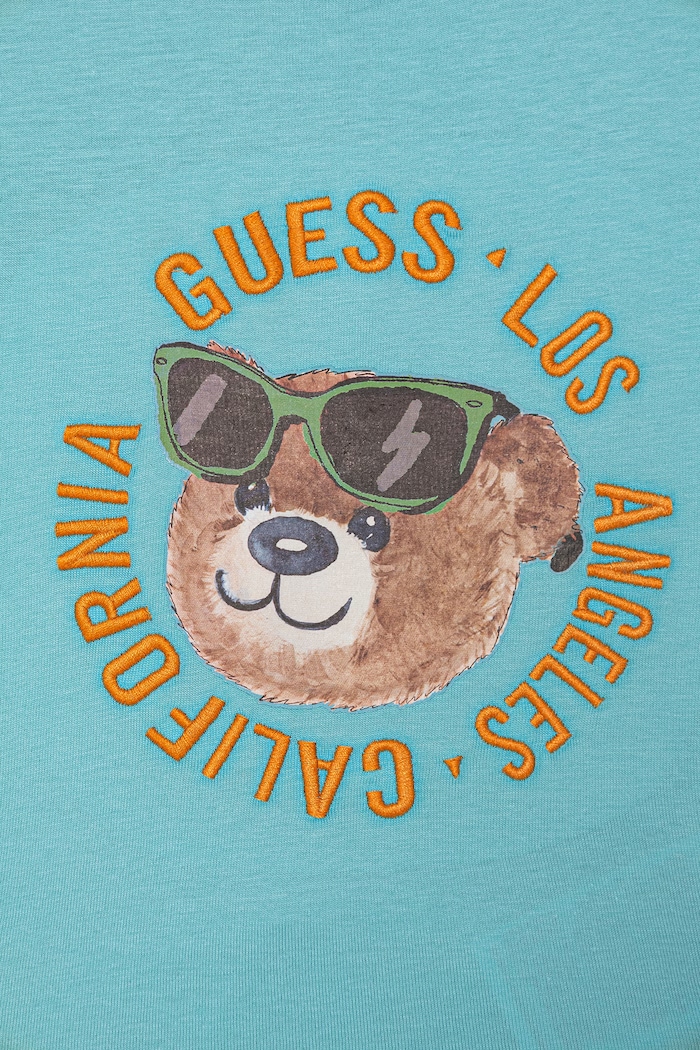 Guess compleu pentru copii bumbac albastru I6GG05.K8HM4.PPY2.M