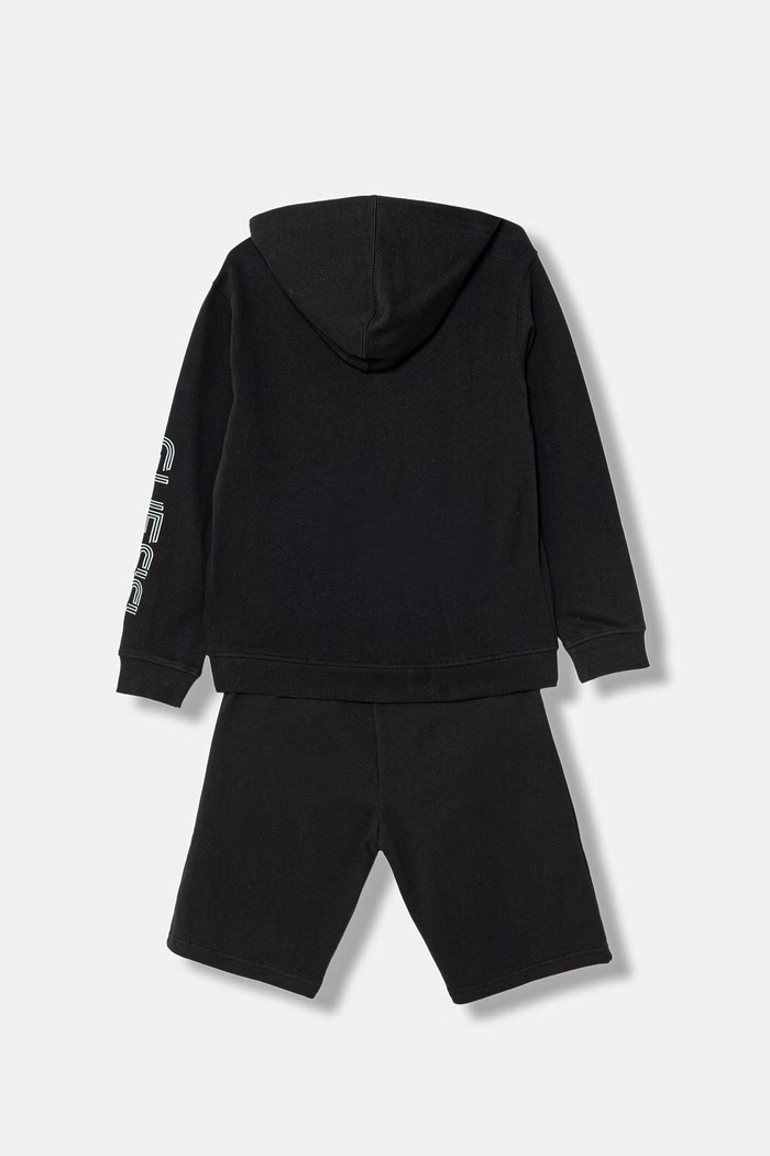Guess compleu de trening pentru copii, din bumbac L6GG00.KA6R4.PPY2.M negru SS26