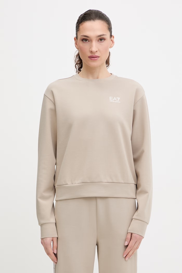 Tepláková súprava EA7 Emporio Armani AF12501.7W001157 béžová SS26