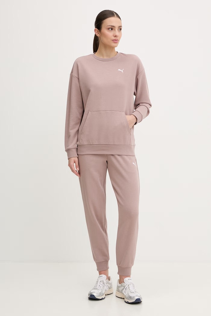 Puma teplákový set dámský Relaxed Sweat suit béžová 691900
