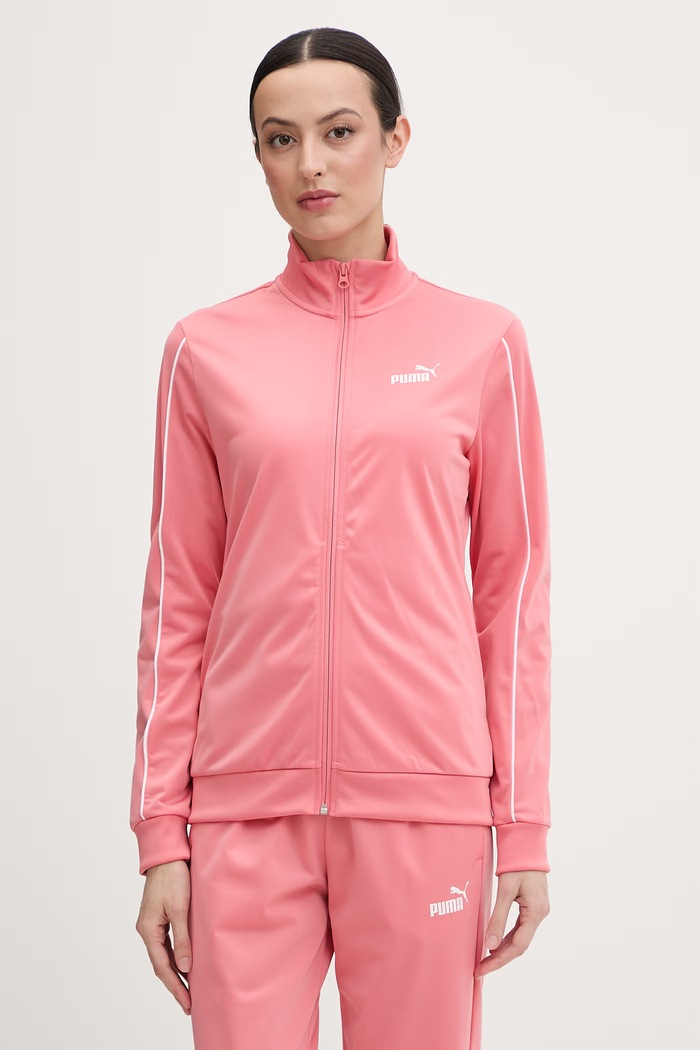 Puma tepláková dámska Poly suit 691904 ružová SS26