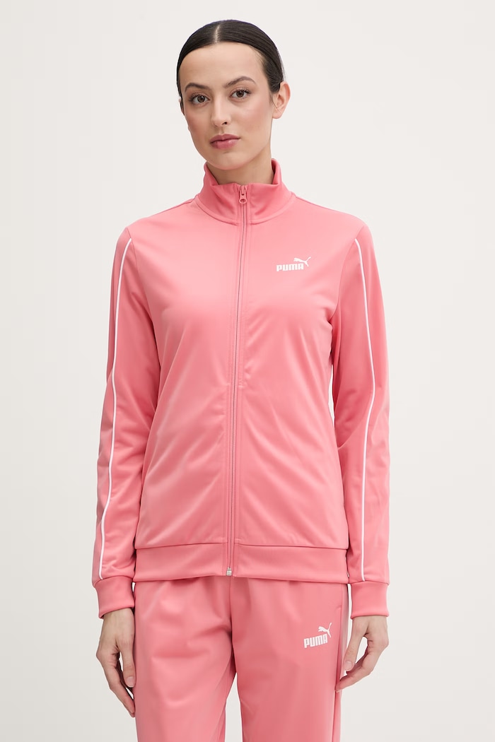 Puma tepláková dámska Poly suit 691904 ružová SS26
