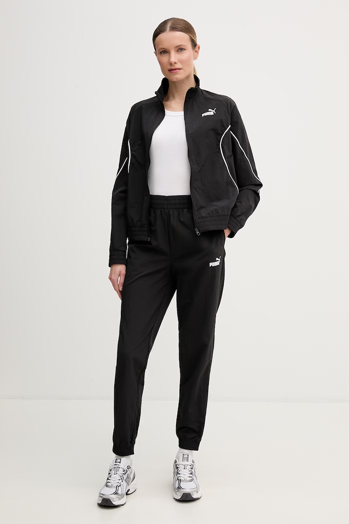 Puma дамски спортен комплект Woven Tracksuit черен 691907