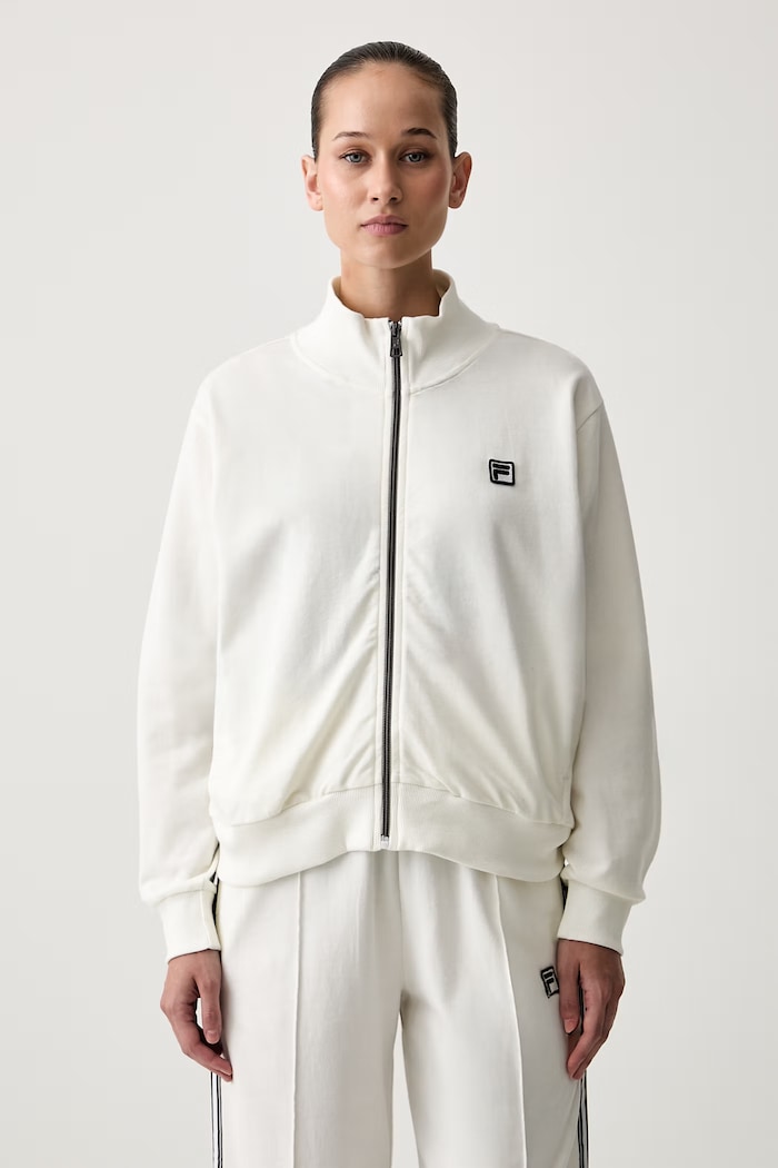 Fila compleu de trening pentru femei, din bumbac FPS4224 bej SS26