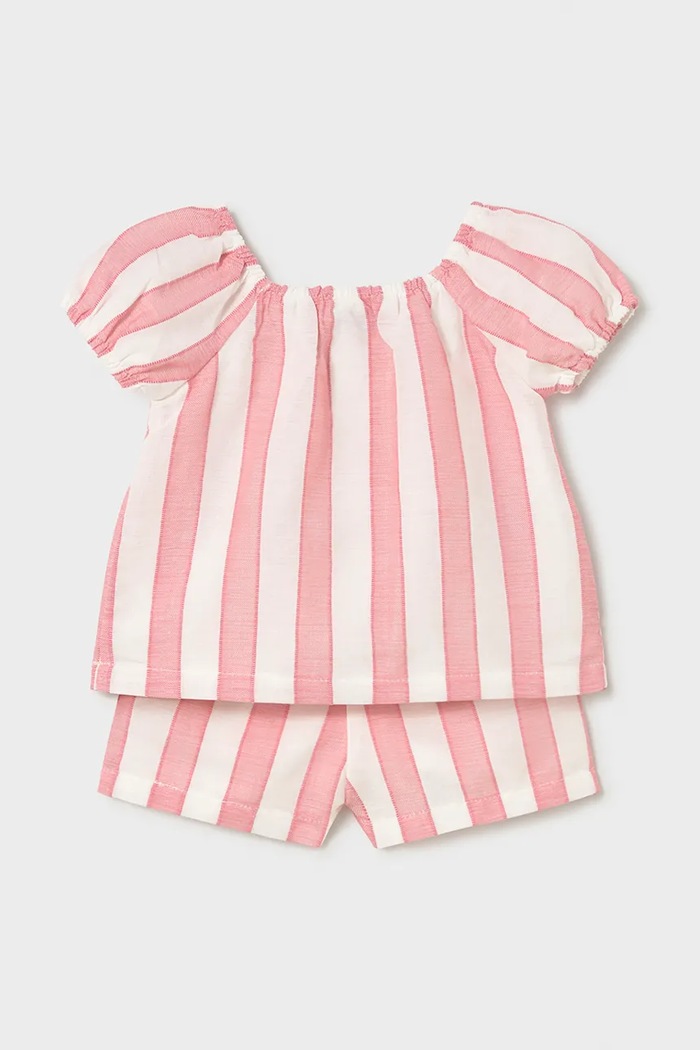 Βρεφικό βαμβακερό σετ Mayoral 1211.4A.Baby.PPY2 ροζ SS26