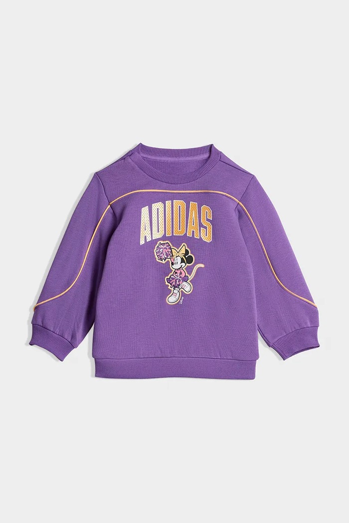 adidas dres dziecięcy DISNEY JZ3548 fioletowy SS26