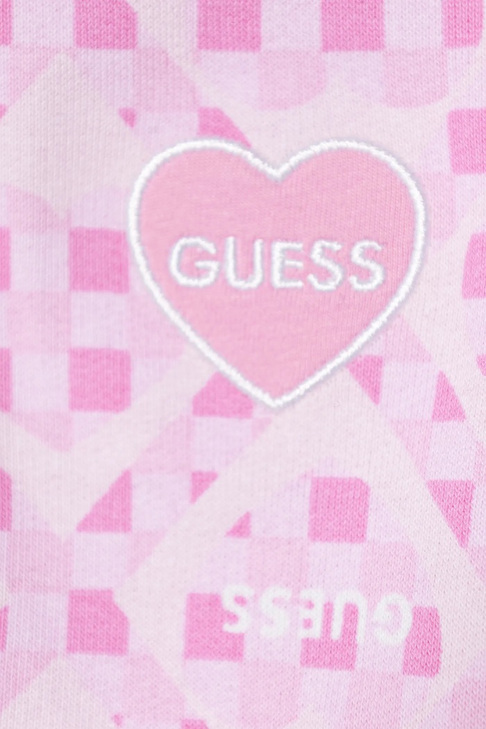 Dziewczynka Guess dres bawełniany niemowlęcy A6RG00.KA6R4.PPY2 różowy