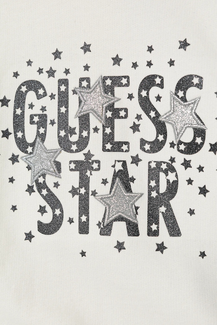Dziewczynka Guess dres bawełniany niemowlęcy 2-pack A6RG03.KA6R4.PPY2 beżowy