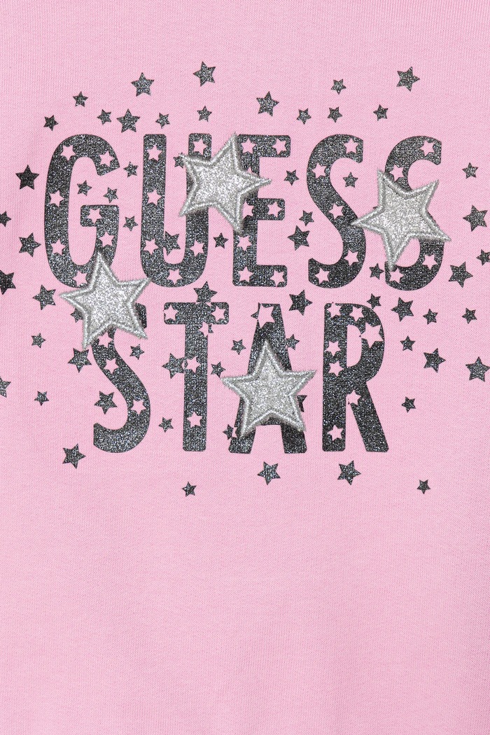 Guess dres bawełniany niemowlęcy 2-pack różowy A6RG03.KA6R4.PPY2