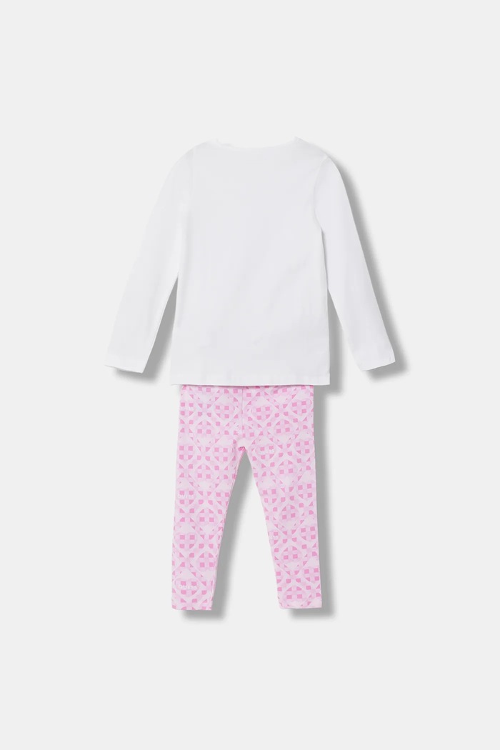 Guess completo in cotone neonato/a A6RG04.K6YW4.PPY2 bianco SS26